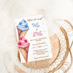 Geslacht onthullen hij of zij ijs kaart