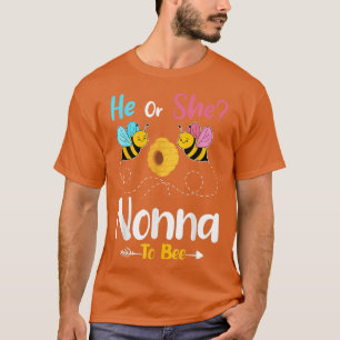 Geslacht onthullen Hij of zij nonna om Baby te wor T-shirt