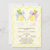 Geslacht Onthullen Hij of Zij Roze Blauwe Boog Cit Kaart (Voorkant)