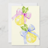 Geslacht Onthullen Hij of Zij Roze Blauwe Boog Cit Kaart (Achterkant)