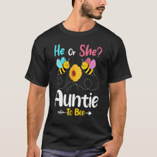 Geslacht onthullen hij of zij tante om te zijn Bab T-shirt