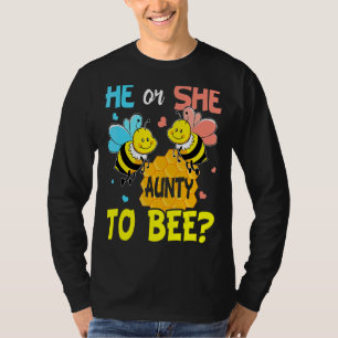 Geslacht onthullen hij of zij tante te zijn Baby a T-shirt