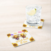 Geslacht onthullen hij of zij wat het zal zijn kartonnen onderzetters (Insitu)