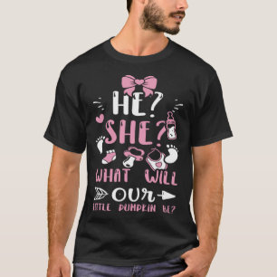 Geslacht onthullen Hij Zij Wat wordt onze kleine P T-shirt