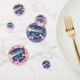 Geslacht onthullen honkbal of bogen confetti