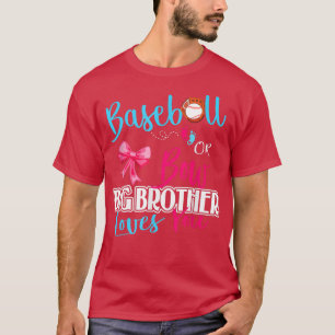 Geslacht onthullen honkbal of brouwerij t-shirt