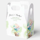 Geslacht onthullen in Sage Baby Dieren Safari Bedankdoosjes (Geopend)