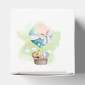 Geslacht onthullen in Sage Baby Dieren Safari Bedankdoosjes (Bovenkant)