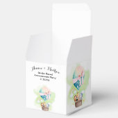 Geslacht onthullen in Sage Baby Dieren Safari Bedankdoosjes (Geopend)