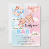 Geslacht onthullen Jongen of meisje Roze of Blauwe Kaart (Voorkant)