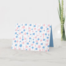 Geslacht onthullen kaart voor jongen