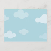 Geslacht onthullen krabber (geen echte krabber) aankondigingskaart (Achterkant)