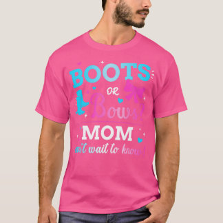 Geslacht onthullen laarzen of bogen mam overeenkom t-shirt