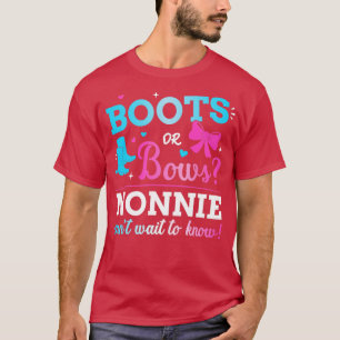 Geslacht onthullen laarzen of bogen nonnie matchin t-shirt