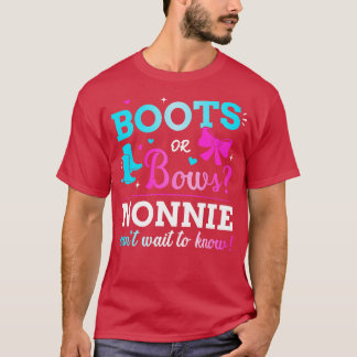 Geslacht onthullen laarzen of bogen nonnie matchin t-shirt