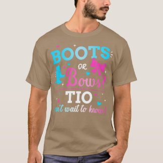 Geslacht onthullen laarzen of bogen tik overeenkom t-shirt