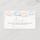 Geslacht onthullen luidere Raffle, Twinkle Little  Informatiekaartje (Voorkant)