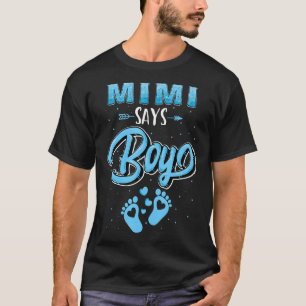 Geslacht onthullen Mimi zegt Tjonge baby overeenko T-shirt