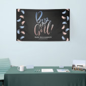 Geslacht onthullen nachtelijke donkere banner (Beurs)