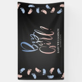 Geslacht onthullen nachtelijke donkere banner (Verticaal)