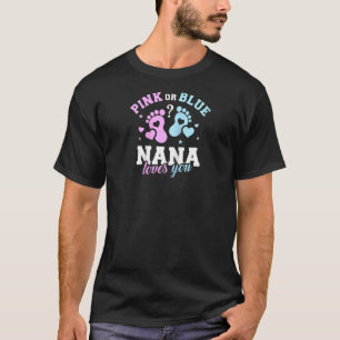 Geslacht onthullen Nana oma Raglan T-shirt