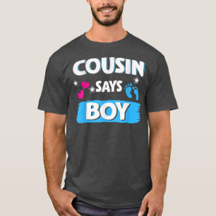 Geslacht onthullen nep zegt dat jongen die familie t-shirt