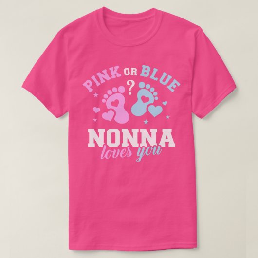 Geslacht onthullen nonna oma t-shirt (Design voorkant)
