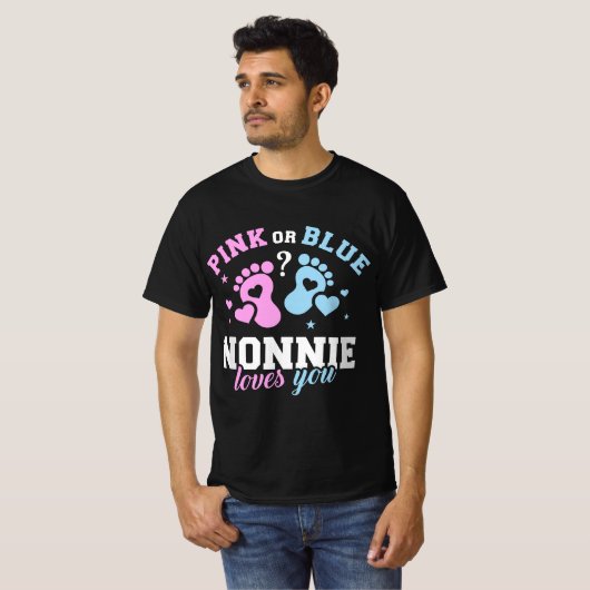 Geslacht onthullen nonnie oma t-shirt (Voorkant volledig)