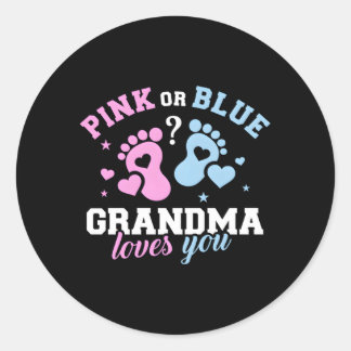 Geslacht onthullen oma ronde sticker