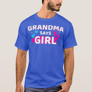 Geslacht onthullen oma zegt meisje overeenkomende t-shirt