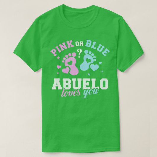 Geslacht onthullen over opa t-shirt (Design voorkant)
