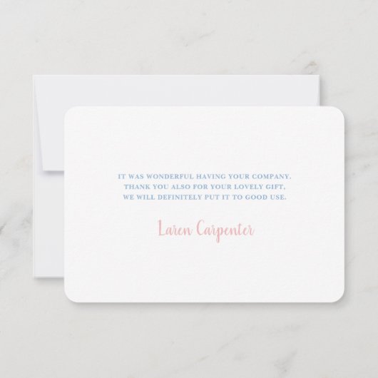 Geslacht onthullen Pampas Grass arch bedankt je ka (Achterkant)