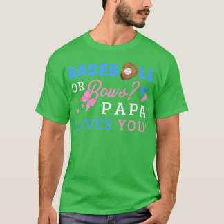 Geslacht onthullen Papa T-shirt