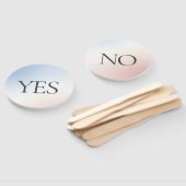 Geslacht onthullen partij ombre ja nee quiz spel handwaaier (Niet-gemonteerd)