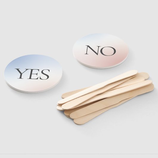 Geslacht onthullen partij ombre ja nee quiz spel handwaaier (Niet-gemonteerd)