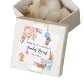 Geslacht onthullen partij pampas teddy beer jongen bedankjes labels