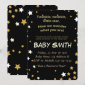 Geslacht onthullen partij, Twinkle Twinkle kleine  Kaart (Voorkant / Achterkant)