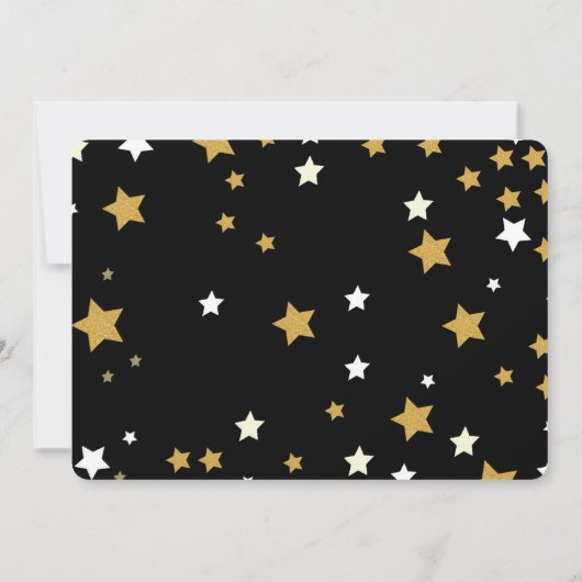 Geslacht onthullen partij, Twinkle Twinkle kleine  Kaart (Achterkant)