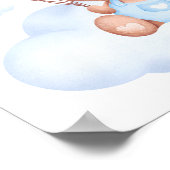 Geslacht onthullen partij welkom teken teddyberen poster (Hoek)