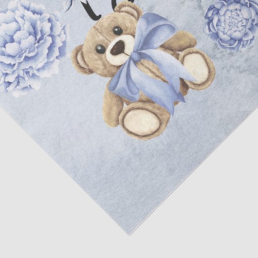 Geslacht onthullen Party & bijeenkomsten jongen of Tissuepapier (Detail)