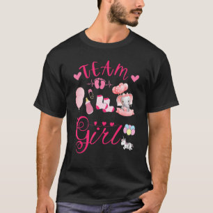 Geslacht onthullen Party Team Meisje Cool T-shirt
