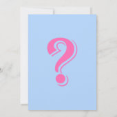 Geslacht onthullen Party uitnodigingen Baby Fles (Achterkant)