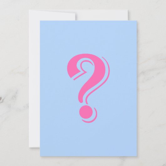 Geslacht onthullen Party uitnodigingen Baby Fles (Achterkant)