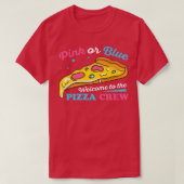 Geslacht onthullen Pizza-ontwerp voor een Pizza Lo T-shirt (Design voorkant)