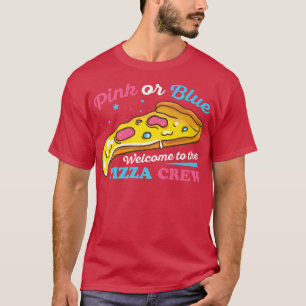 Geslacht onthullen Pizza-ontwerp voor een Pizza Lo T-shirt