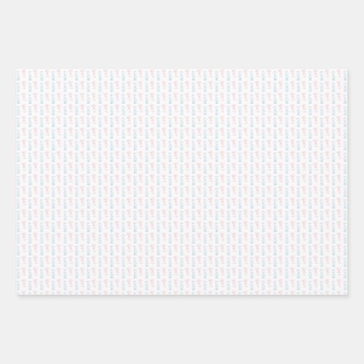 Geslacht onthullen poka-punten in papierbladen inpakpapier vel (Voorkant 2)