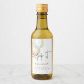 Geslacht onthullen Pop wanneer ze pop Baby shower Wijn Etiket (Voorkant)