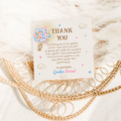 Geslacht onthullen roze blauw budget bedankje informatiekaartje