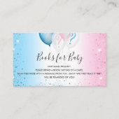 Geslacht onthullen roze blauw meisjesboekje informatiekaartje (Voorkant)