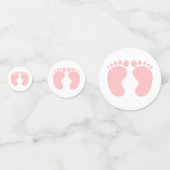 Geslacht onthullen roze meisje partij aangepaste C Confetti (Voorkanten)